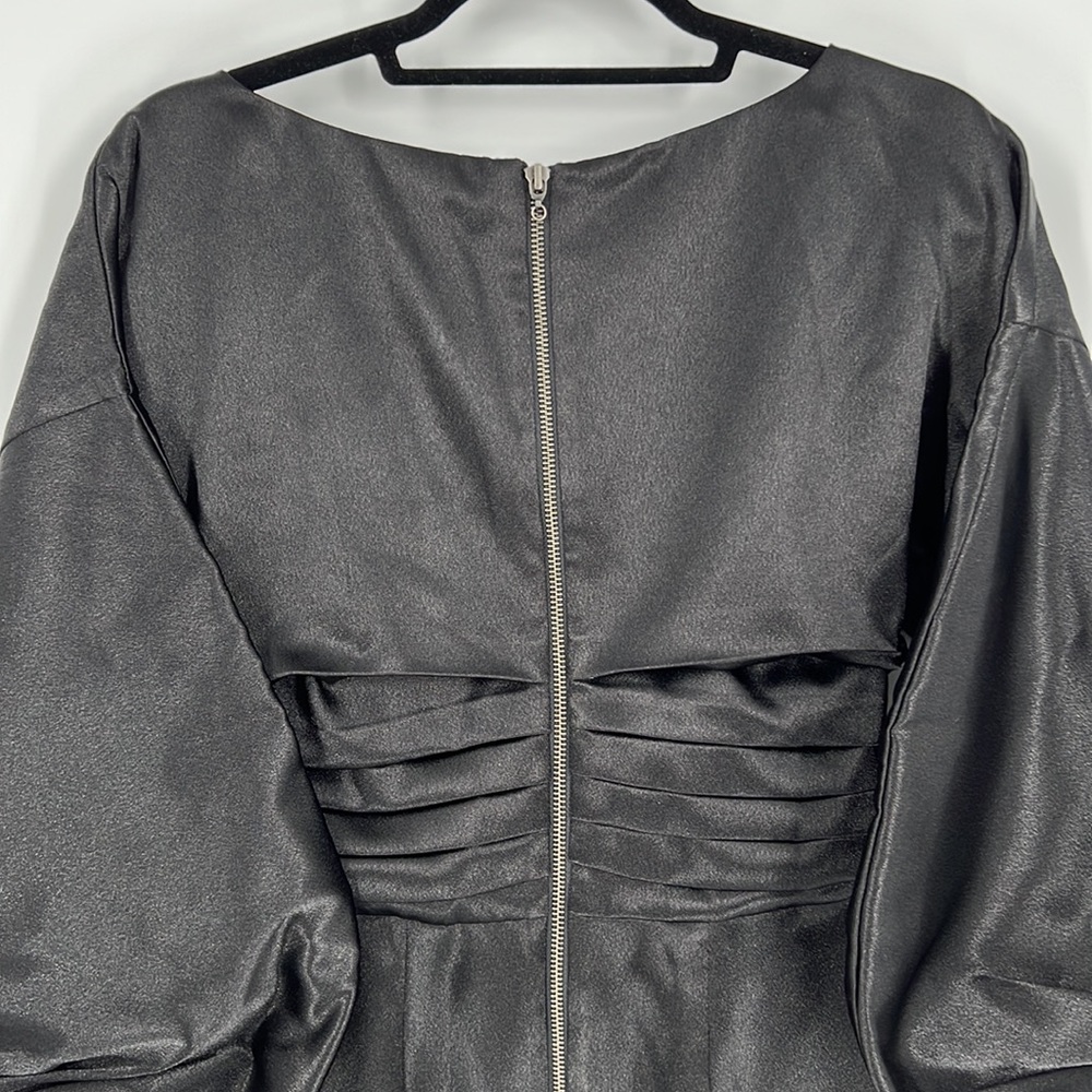 h:ours Cristiano Mini Dress in Black Noir Small - Picture 8 of 11